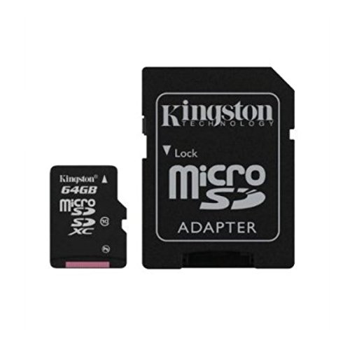 Acce2S Scheda di Memoria da 64 GB, Classe 10, Compatibile con Huawei, P8, Micro SD HC e Adattatore SD Integrato