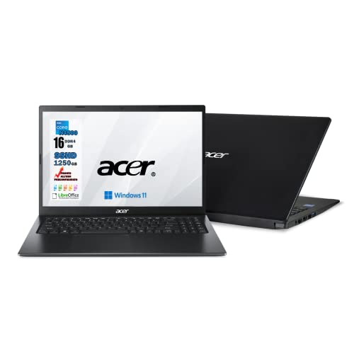 Acer Notebook pc portatile Display da 15.6” N4500 Fino A 2.80GHz,Ram 16Gb Ddr4 SSHD 1250 Gb,Pc portatile,Hdmi,Wifi,Bluetooth,Windows 11 professional