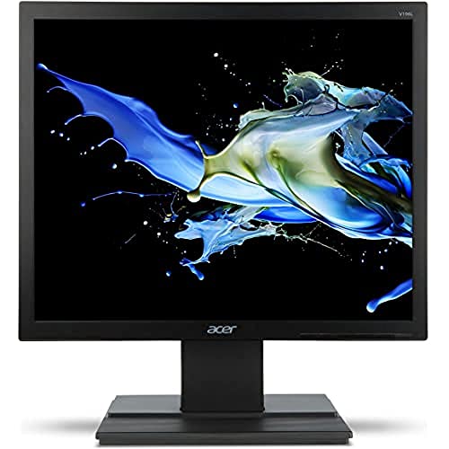 Acer V196LBbmd Monitor IPS da 19 , Risoluzione 1280x1024, Frequenza 60 Hz, Formato 5:4, Contrasto 100M:1, Luminosità 250 cd m², Tempo di Risposta 5 ms, VGA, DVI (w HDCP), Speaker Integrati, Nero