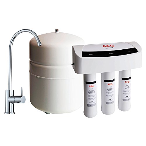 AEG Osmosi inversa per la filtrazione dell acqua potabile installabile sottolavello, 6.8 bar, Bianco