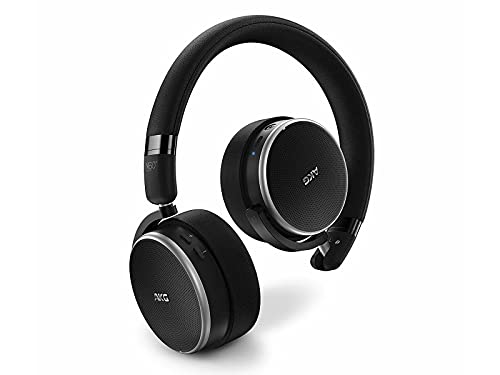 AKG AKGN60NCBTBLK Black,Silver Supraaural Head-band headphone - headphones (Wired Wireless, 10-22000 Hz, 1.2 m, Black, Silver)