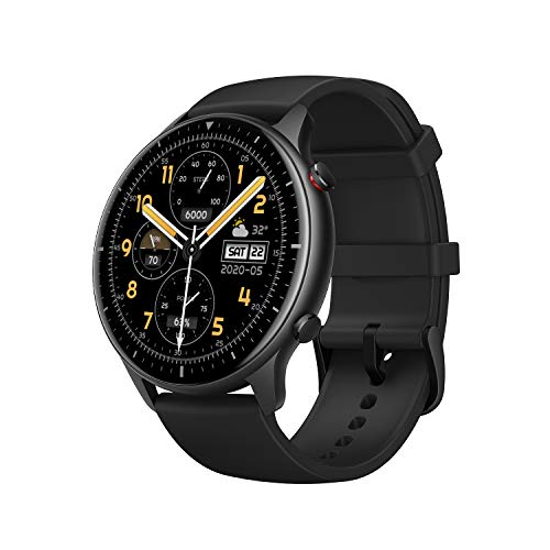 Amazfit Smartwatch Gtr 2 Orologio Intelligente, Chiamata Bluetooth, Alexa Integrato, Amoled Da 1.39 , Nero