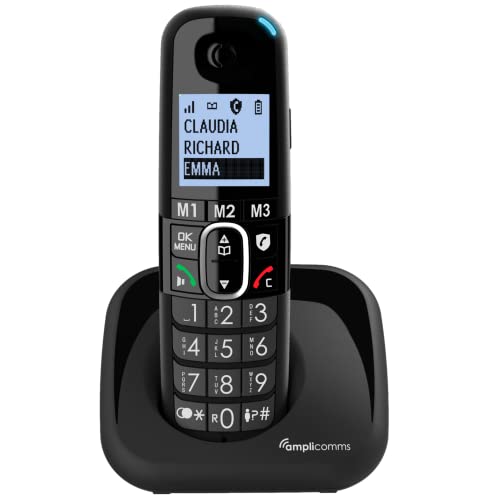Amplicomms BigTel 1500 - Telefono cordless Dect - Telefono fisso - Voip House - Telefoni cordless compatibili con telefoni aggiuntivi