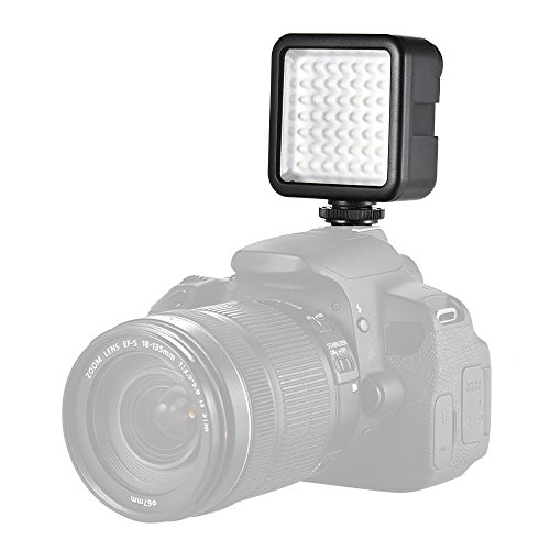 Andoer LED Luce W49 Video Light per Canon Nikon Sony A7 Altre Fotocamere Videocamere DSLR Digitali