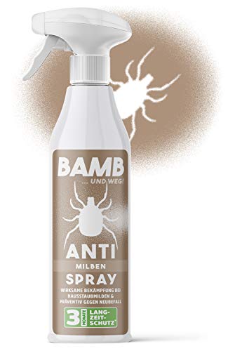 Antiacaro spray Bamb - Spray antiacaro per materassi 500ml - Tratta...