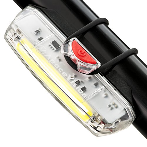 Apace Illuma ZT3000 Luce Anteriore USB Ricaricabile per Bicicletta - POTENTE Fanale Anteriore LED per Bici Super Luminoso per una Sicurezza Ottimale in Bicicletta - Durata fino a 12 Ore - Impermeabile