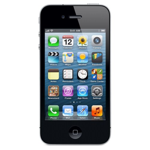 Apple iPhone 4S 16GB Nero Smartphone (8,9 cm (3,5 pollici), fotocamera 8 megapixel, WiFi, UMTS, Unlocked, iOS 9) senza silock, 16 GB, colore: Nero