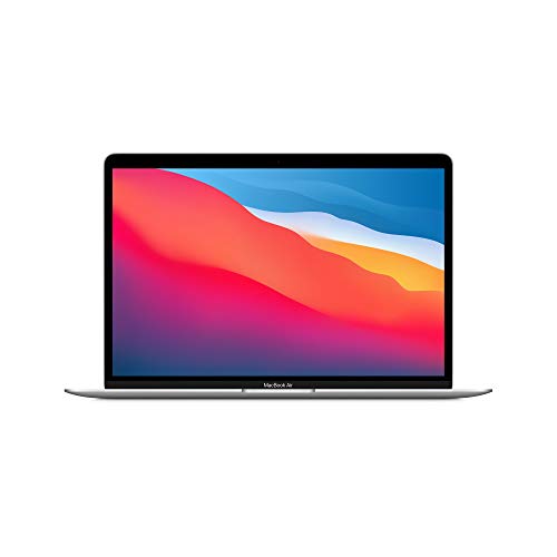 Apple PC Portatile MacBook Air 2020: Chip Apple M1, Display Retina 13 , 8GB RAM, 256GB SSD, Tastiera retroilluminata, Videocamera FaceTime HD, Touch ID - Argento