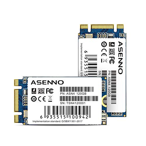 ASENNO SSD Solid State Drive Internal SSD M.2 2242 120GB SSD NGFF 120GB 128GB Solid State Drive Disk for Ultrabook Desktop PCs and Mac Pro