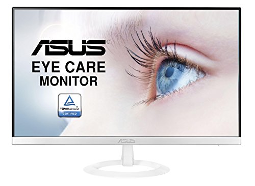 ASUS VZ279HE-W 27  Monitor, FHD, 1920 x 1080, IPS, Design Ultra-Slim, HDMI, D-Sub, Flicker Free, Filtro Luce Blu, Certificazione TUV, White