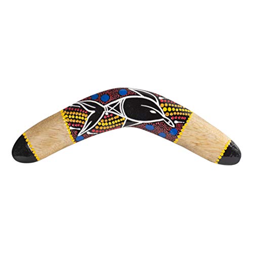 Australian Treasures - Boomerang: Boomerang in Legno Lavorato a Mano da 30 cm