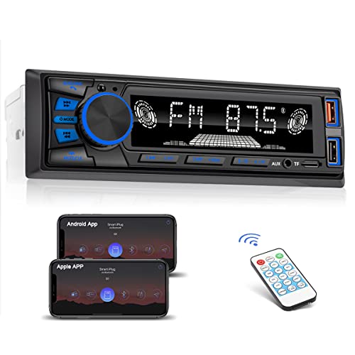 Autoradio 1 Din, Radio Auto Stereo LSLYA 4X50W con Bluetooth Vivavo...