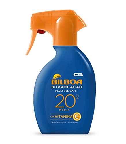 Bilboa Burrocacao Spray Solare Trigger SPF 20, 250 ml