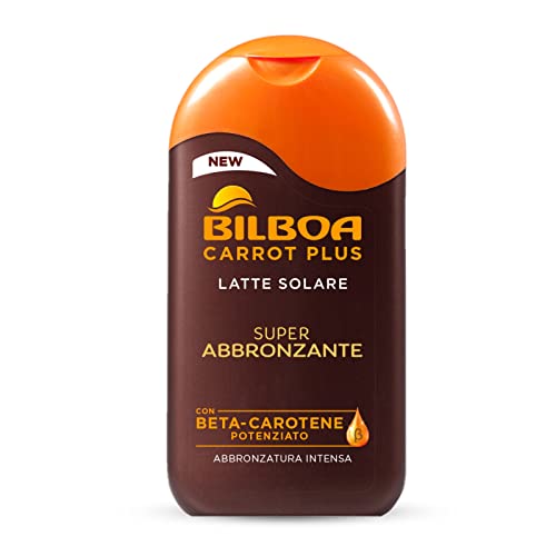 Bilboa Carrot Plus, Latte Solare Super Abbronzante, con Betacaroten...