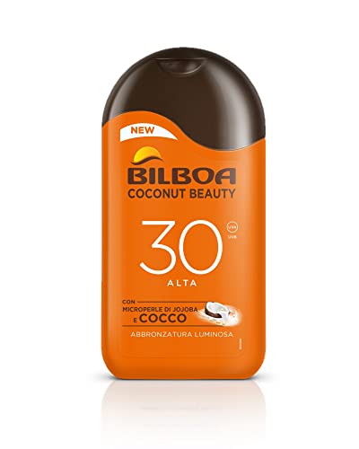 Bilboa Latte Solare Azione Anti-Age con Microperle d Olio e Cocco, ...