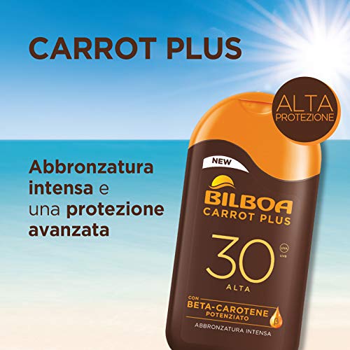 Bilboa - Latte Solare Protettivo Viso e Corpo SPF 30 con Vitamina C...