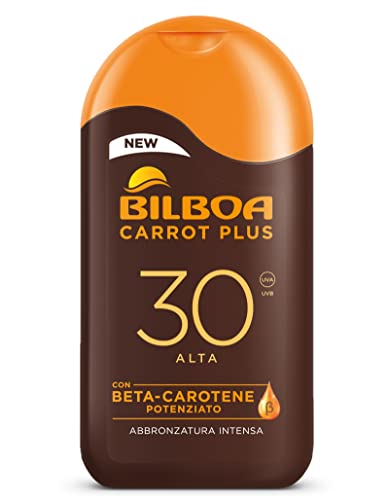 Bilboa - Latte Solare Protettivo Viso e Corpo SPF 30 con Vitamina C...