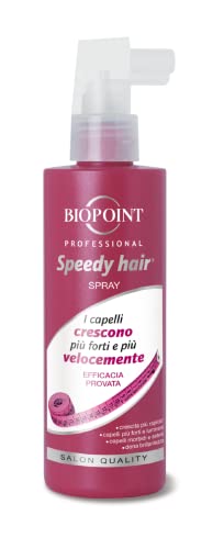 Biopoint Speedy Hair - Spray Capelli Senza Risciacquo, Dona Forza e Vitalità alla Chioma, Azione Stimolante per una Crescita più Rapida dei Capelli, 200 ml