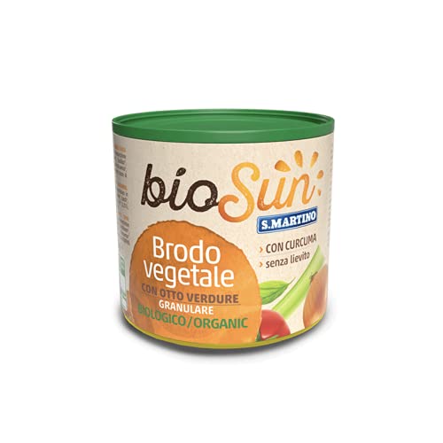 BIOSUN - Brodo Vegetale Granulare Biologico di Verdure, con 8 Verdu...
