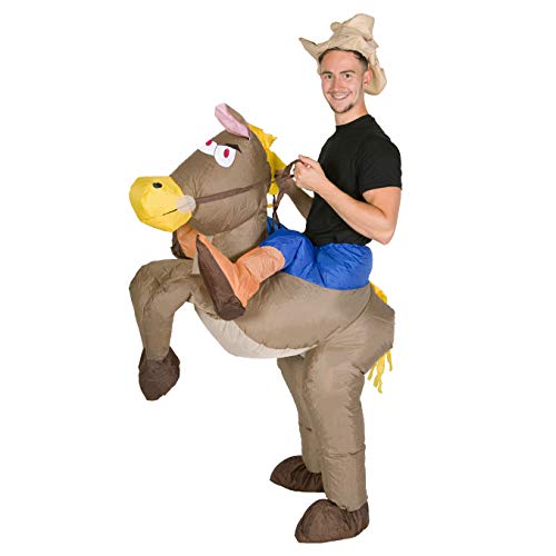Bodysocks Costume Gonfiabile da Cowboy per Adulti