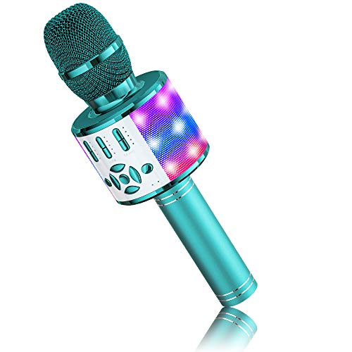 BONAOK Magic Sing Microfono Karaoke Wireless, Microfono Cambia Voce...