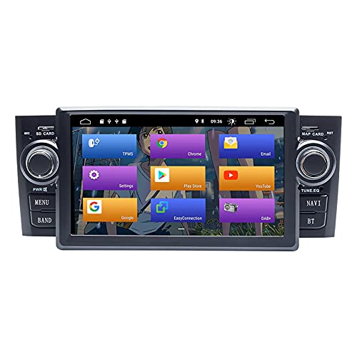 BOOYES per Fiat Grande Punto Linea 2007-2012 Android 11 Double Din 7  Car Multimedia Navigazione GPS Auto Radio Stereo Auto Auto Play TPMS OBD 4G WiFi DAB SWC