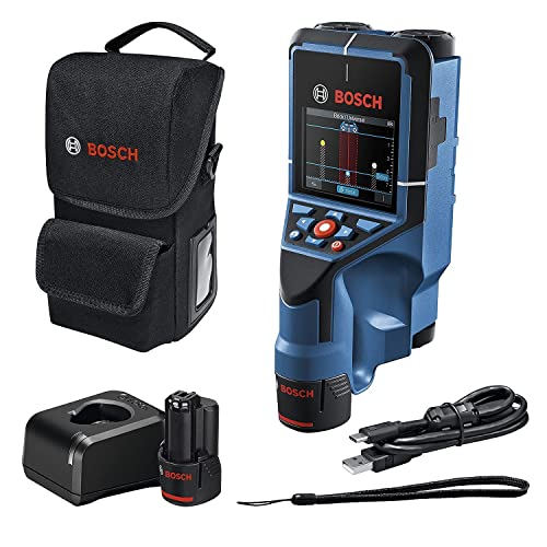 Bosch Professional Wall Scanner D-tect 200 C (2 batterie 12 V, rile...