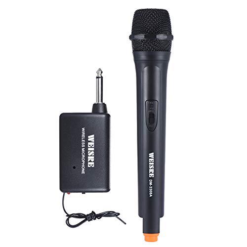 Btuty Microfono Amplificatore Vocale Unidirezionale Dinamico Palmare Senza Fili per Karaoke Meeting Cerimonia Promozione