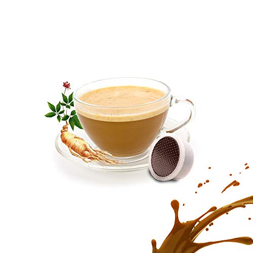 Caffè Kickkick al Ginseng 50 Capsule Compatibili Lavazza Espresso Point - Cialde Solubile Ginseng