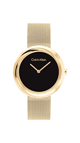 Calvin Klein Women s Analog Quartz Watch with Stainless Steel Strap...