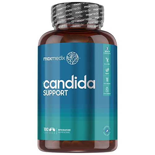 Candida Support in 180 Capsule Vegane (Per 3 Mesi) - Probiotici Don...