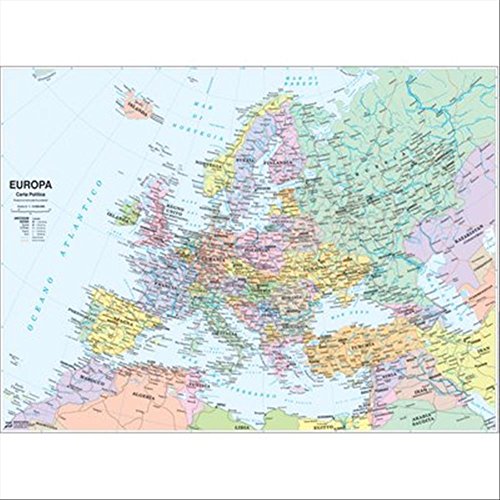 Carta Geografica Europa Fisico Politica