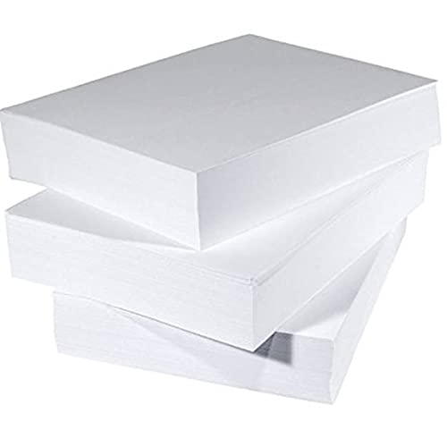 Carta per stampante A5, formato A5, carta per fotocopie, carta A5, 80 g m², 100 fogli, carta bianca