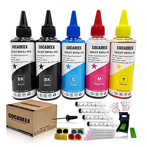 COCADEEX - Bottiglia di inchiostro di ricarica compatibile con cart...