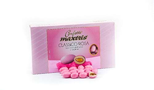 Confetti Maxtris 5984, Classico Rosa, Cioccolato, 1000 Grammo