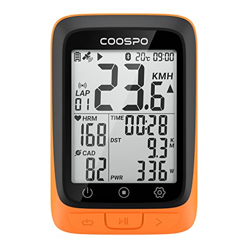 COOSPO Ciclocomputer GPS Senza Fili Cycling Computer Bicicletta Imp...