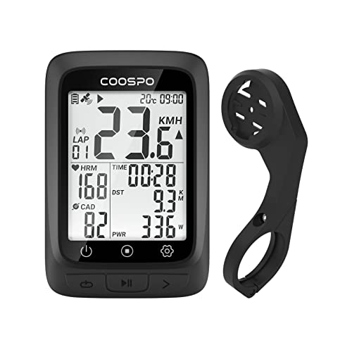 CooSpo Ciclocomputer Senza Fili Contachilometri Bici GPS Wireless A...