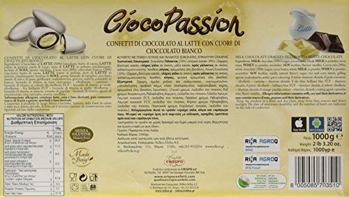 Crispo Confetti Cioco Passion Cioccolato al Latte con Cuore di Cioc...