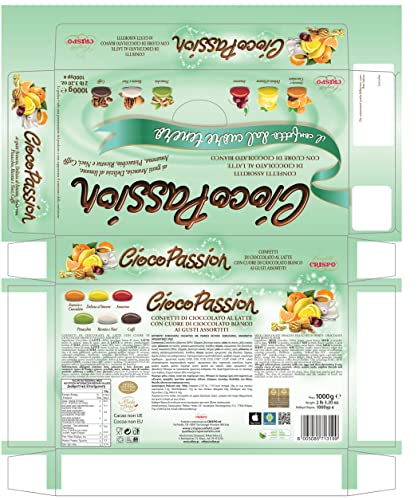 Crispo Confetti Cioco Passion Gusti - Colori Assortiti - 1 kg...