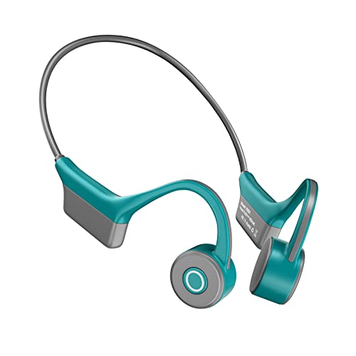 Cuffie Conduzione Ossea, WANFEI Bluetooth 5.0 Wireless Auricolari a Conduzione Ossea Fili Open-Ear Hi-Fi Stereo con Microfono Cuffie Sport Ultraleggero per Ciclismo in Esecuzione Palestra
