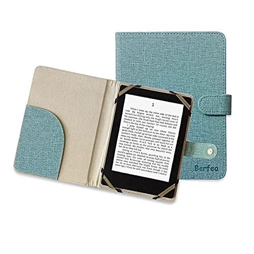 Custodia universale per eReader 6 pollici per Sony Tolino Kobo BQ Pocketbook Onyx Boyue Ebook Reader (6 pollici, blu)