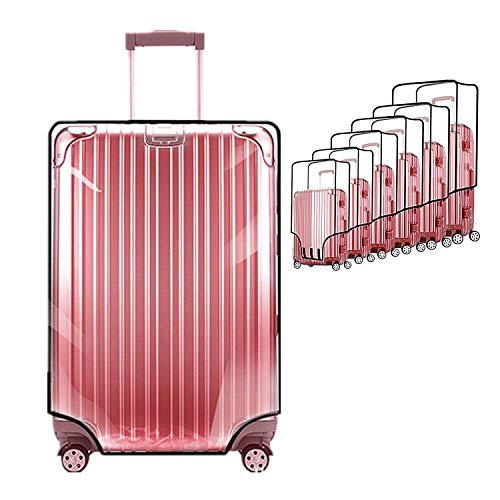 Custodie protettive per valigie di ZKSport Travel Luggage Protector PVC trasparente impermeabile Anti-polvere antigraffio da 20 a 30 pollici (26 （16.93-18.5 L x 11.02-12.6 W x 24.41-25.98 H）)
