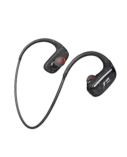 CYBORIS Auricolari Bluetooth 16 GB di Memoria Incorporata Lettore MP3 Cuffie Bluetooth in Nuoto Esecuzione Cuffie Qualità Audio Hi-Fi Stereo Wireless Sportive Impermeabili IPX7 (nero)
