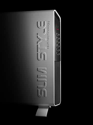 De Longhi HCX3220FTS Slim Style TermoConvettore Elettrico, Silenzio...