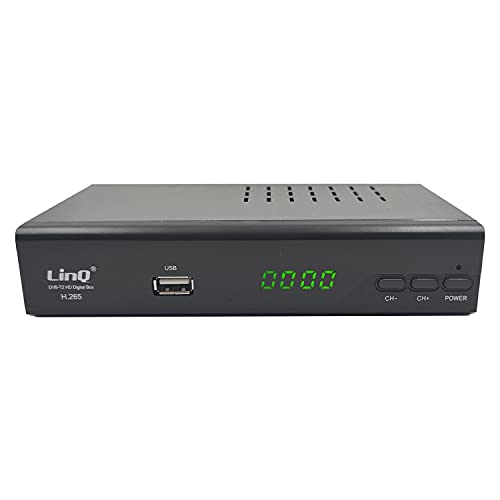 Decoder digitale terrestre DVB-T2 H.265 support 4K AOMEX ricevitore digitale terrestre Full HD  1080p   Dolby   MPEG-2 4, Con Telecomando