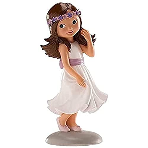 Dekora - Figura Decorativa per Torta Prima Comunione Bambina | Cake Topper - Irene