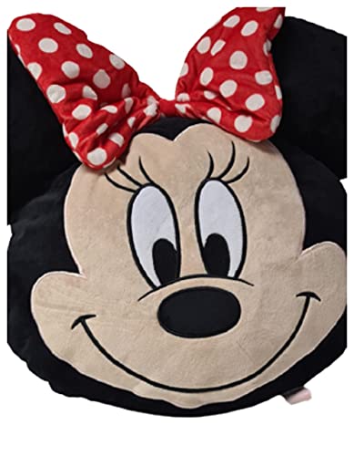 Disney Minnie Mouse 3D Face Super Soft Cuscino Decorazione Casa Cus...
