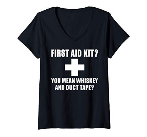 Donna Funny Gift - First Aid Kit You Mean Whiskey And Duck Tape Mag...