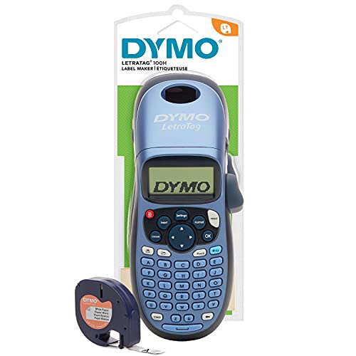 Dymo LetraTag LT-100H - Etichettatrice, Nero Blu