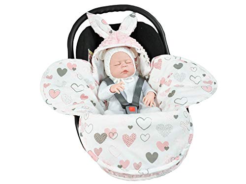 EliMeli Baby - Copertina universale “Minky” per ovetto, seggiolino auto, passeggini e culle, di alta qualità